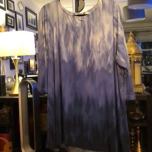 Linea by Louis Dell’Olio Blueberry Ombré Shirt